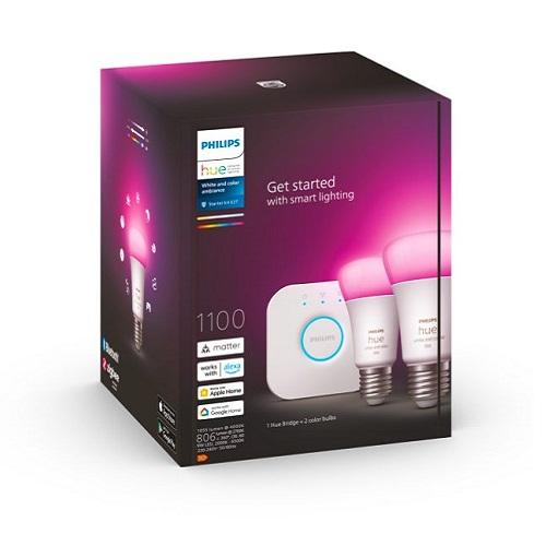 Philips Hue Starterkit Bridge Met E27 Lampen